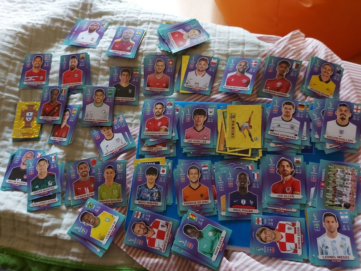 Cromos da caderneta Qatar