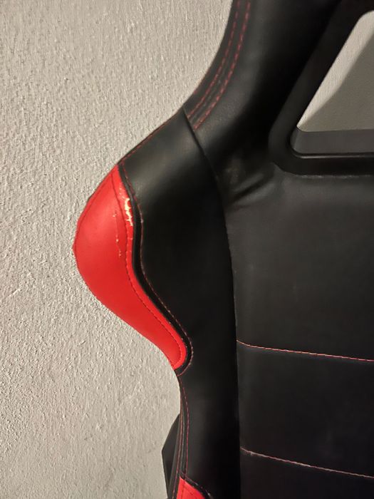 Cadeira Gaming_ Alfa gamer _vermelha e preta