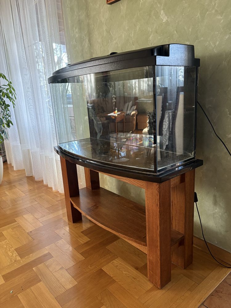 Akwarium 180l. Panoramiczne ze stolikiem na wymiar