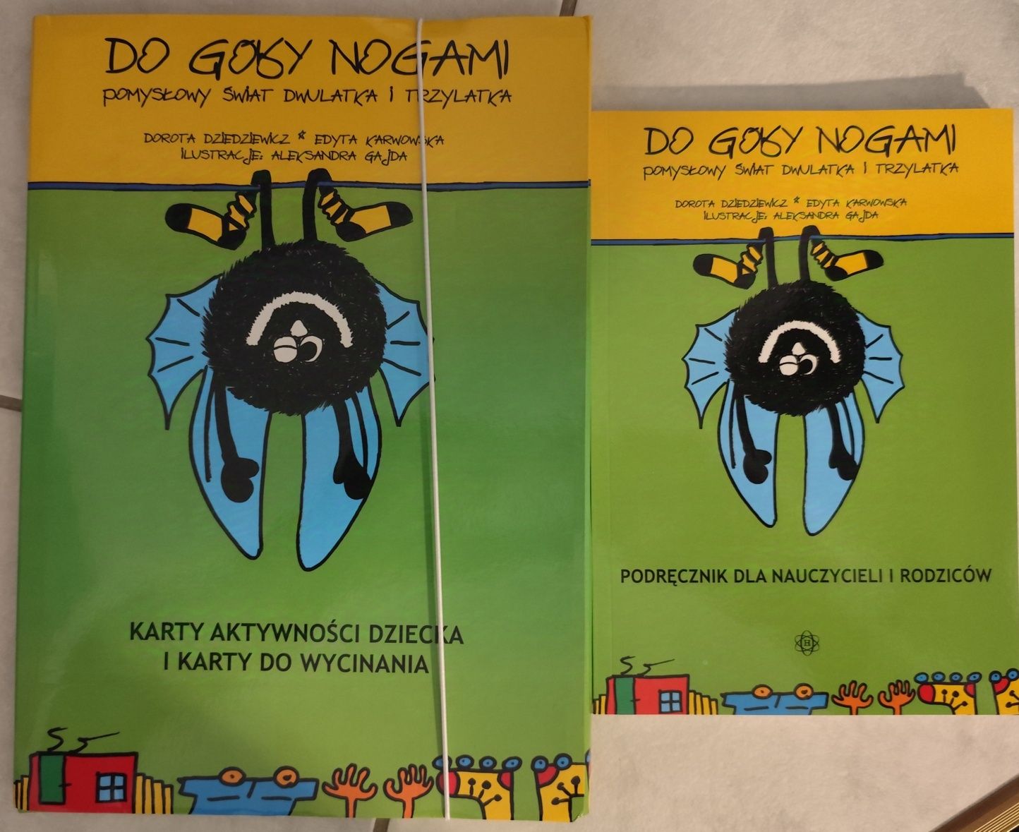 Zestaw Do góry nogami. Pomysłowy świat dwulatka i trzylatka