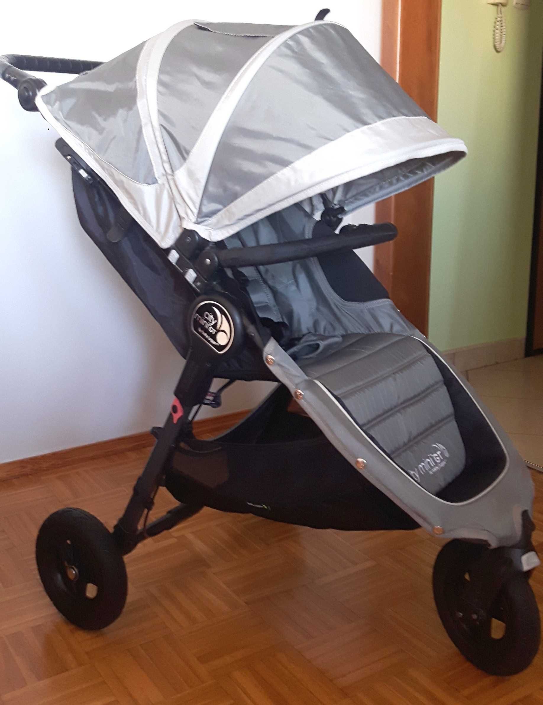 Wózek Baby Jogger City Mini GT + pałąk+folia przeciwdeszczowa+śpiwór