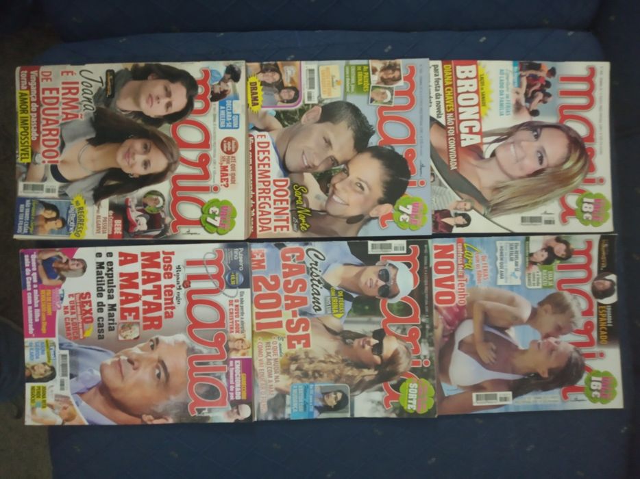 REVISTAS :  Ana, Mariana, Maria e Tele Novelas