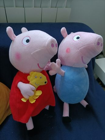 świnka Peppa pig i George maskotki