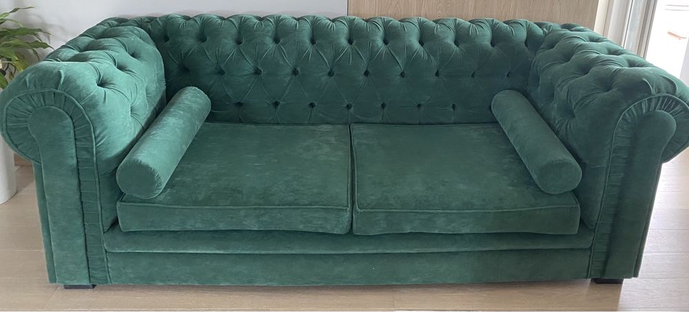 Sofa  Chesterfield Sommerset-butelkowa zieleń
