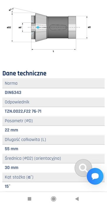 Tuleje zaciskowe do automatów tokarskich