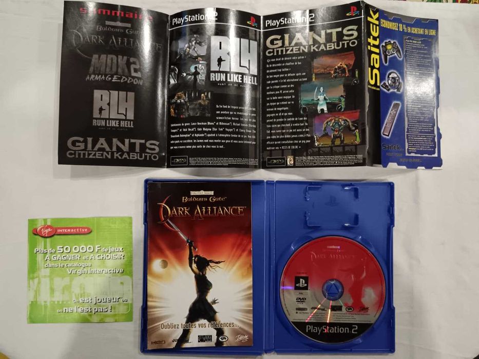 Baldur's Gate: Dark Alliance (Sony PlayStation 2, Complete, Tested)