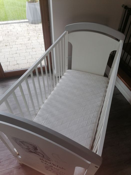 Łóżeczko dziecięce 120x60 z szufladą