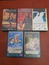 VHS franceses (vários títulos)