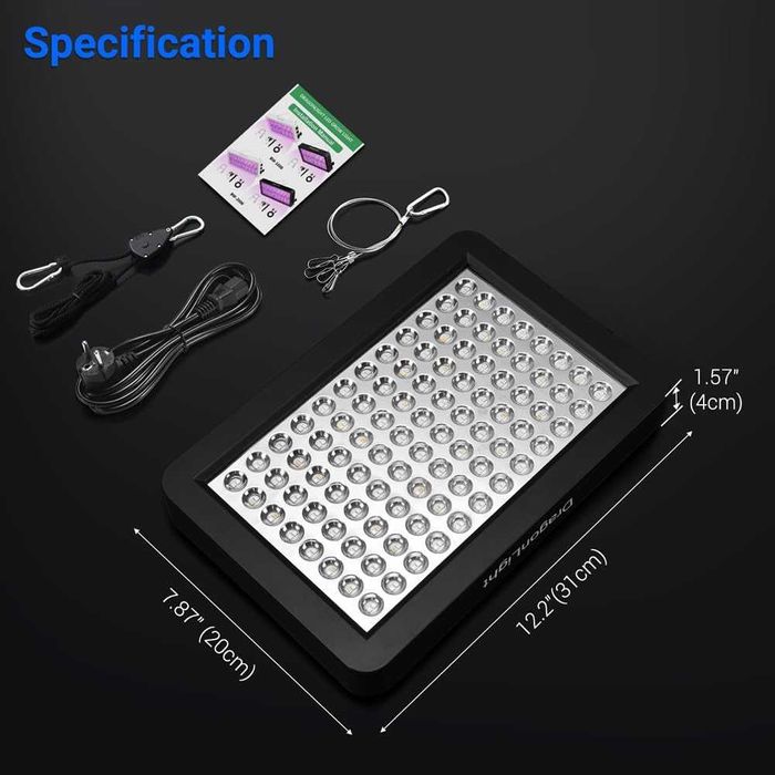 Lampa panel LED do uprawy roślin wzrostu warzyw pełne spektrum GROW