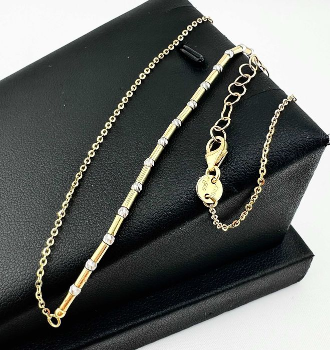 Piękny złoty łańcuszek 2,66g PR.585 14K 45 cm