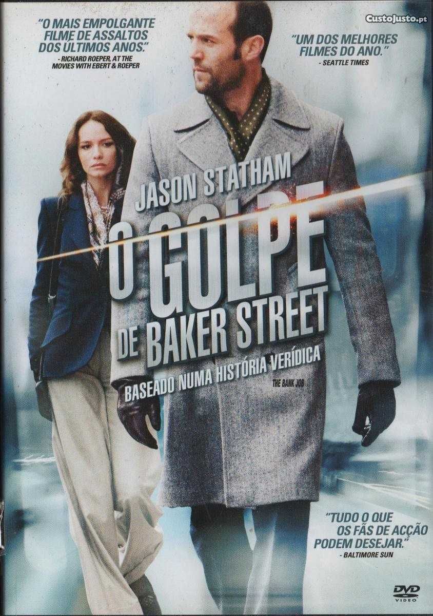Dvd O Golpe de Baker Street - acção - Jason Staham - extras