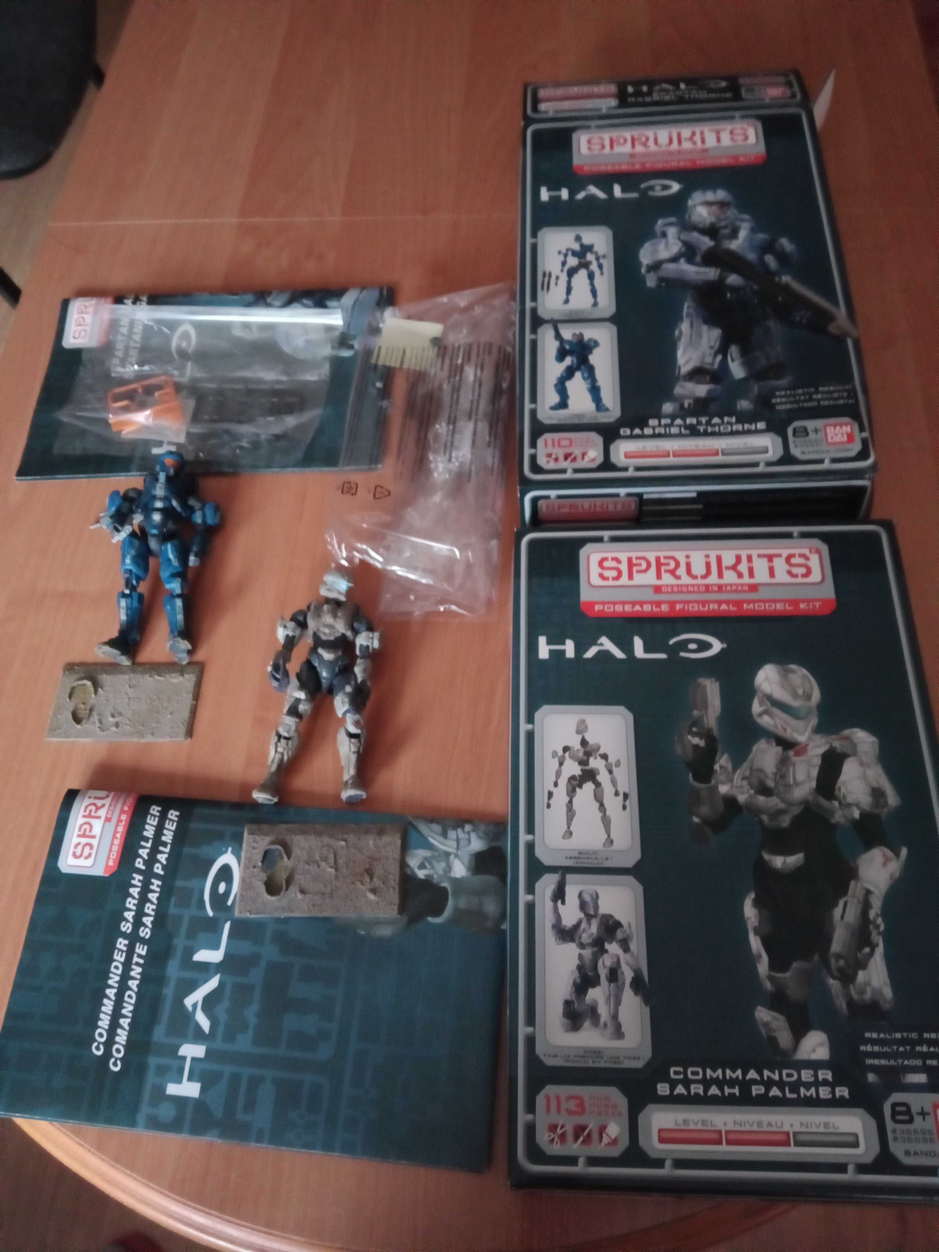 Figurki halo Spartan i commander
