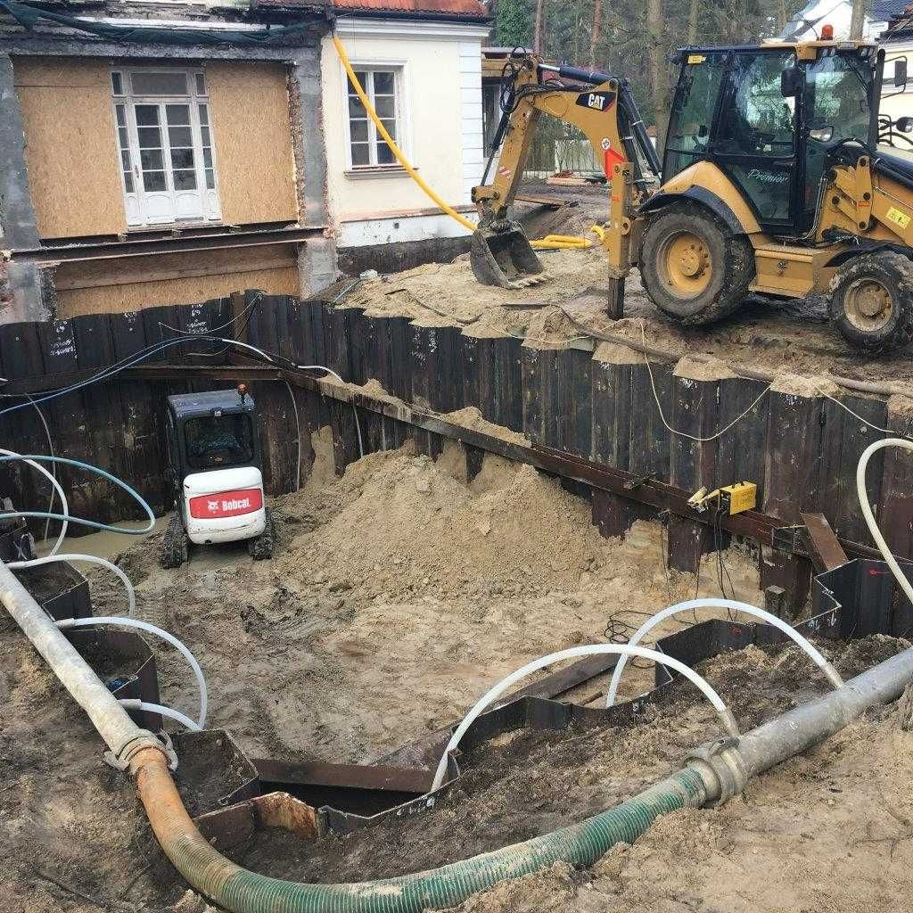 Grodzice larseny Montaż grodzic Ścianki szczelne Grodzica stalowa