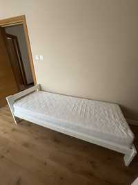łóżko drewniane 80x200 z materacem
