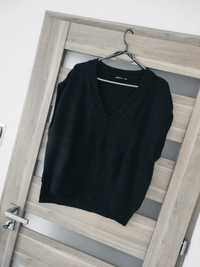 Swtrowa czarna kamizelka oversize roz xs/s