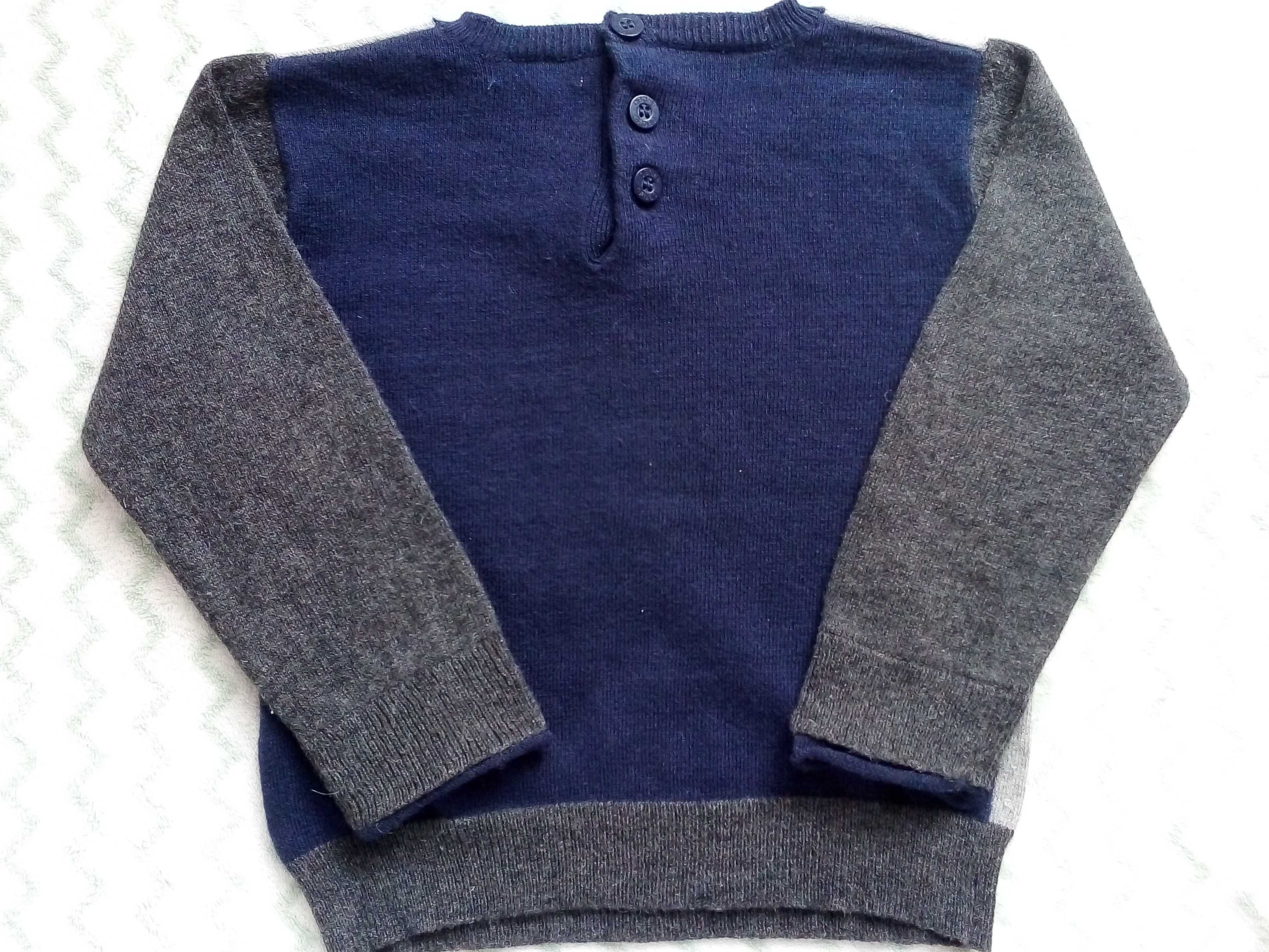 Sweterek z wełną, Okaidi, rozmiar 80