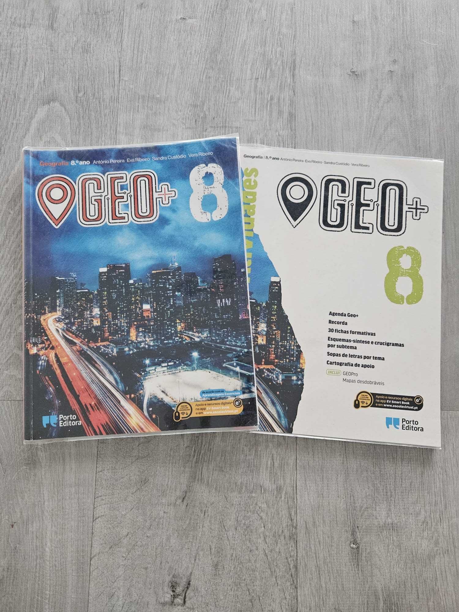 Conjunto GEO+ 8.º Ano — Geografia: Manual + Caderno