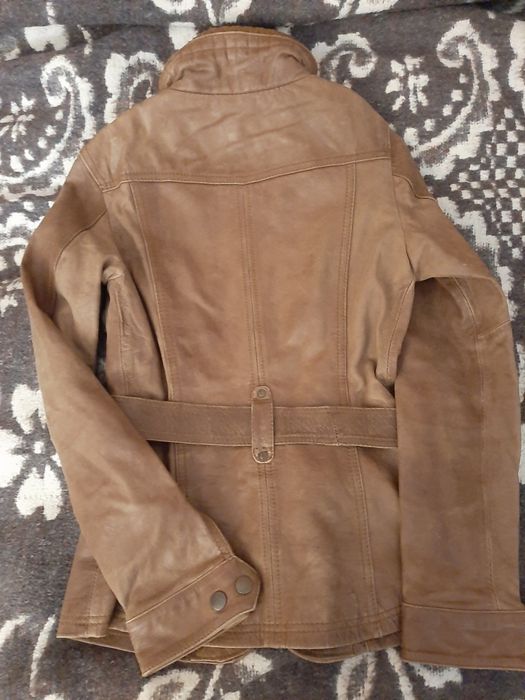 Casaco 100% Couro da Stradivarius