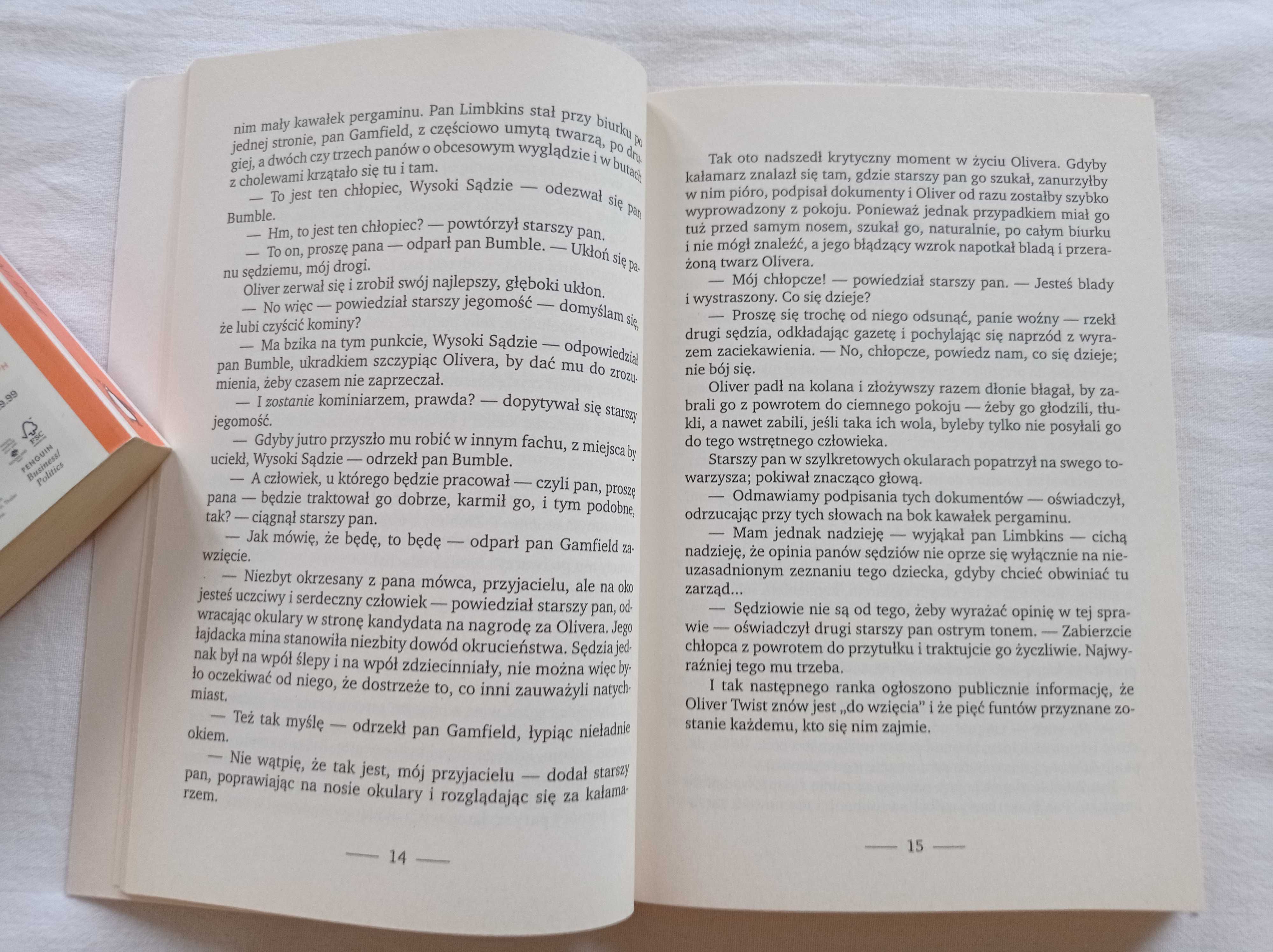 Książka Charles Dickens Oliver Twist Przekład Agnieszka Klonowska