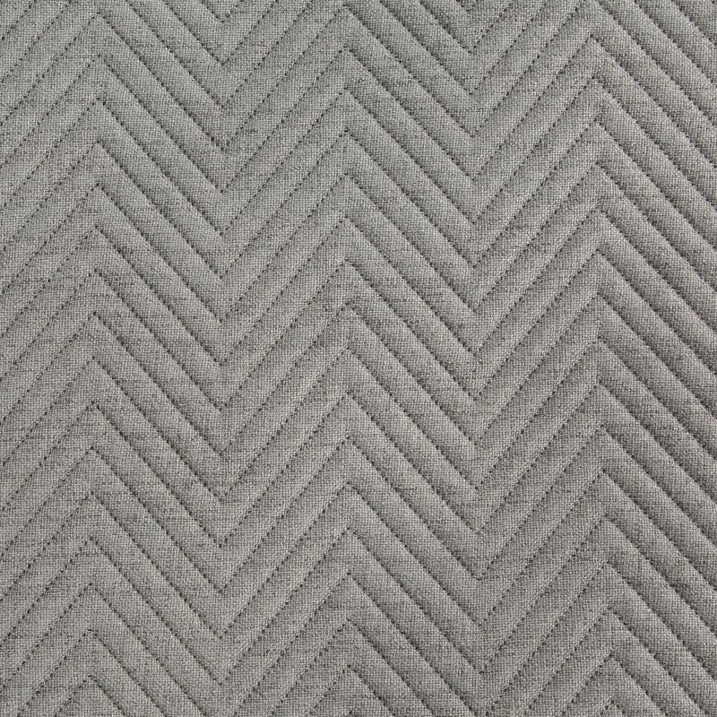 Narzuta na łóżko 220x240 pikowana w jodełkę Len3 grafit