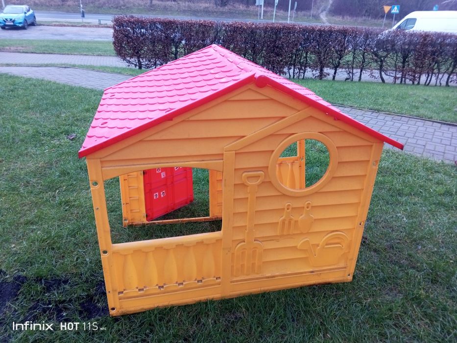 Domek ogrodowy plastikowy