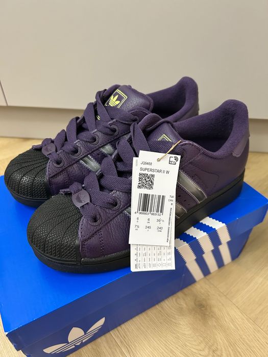 Buty adidas superstar fioletowe