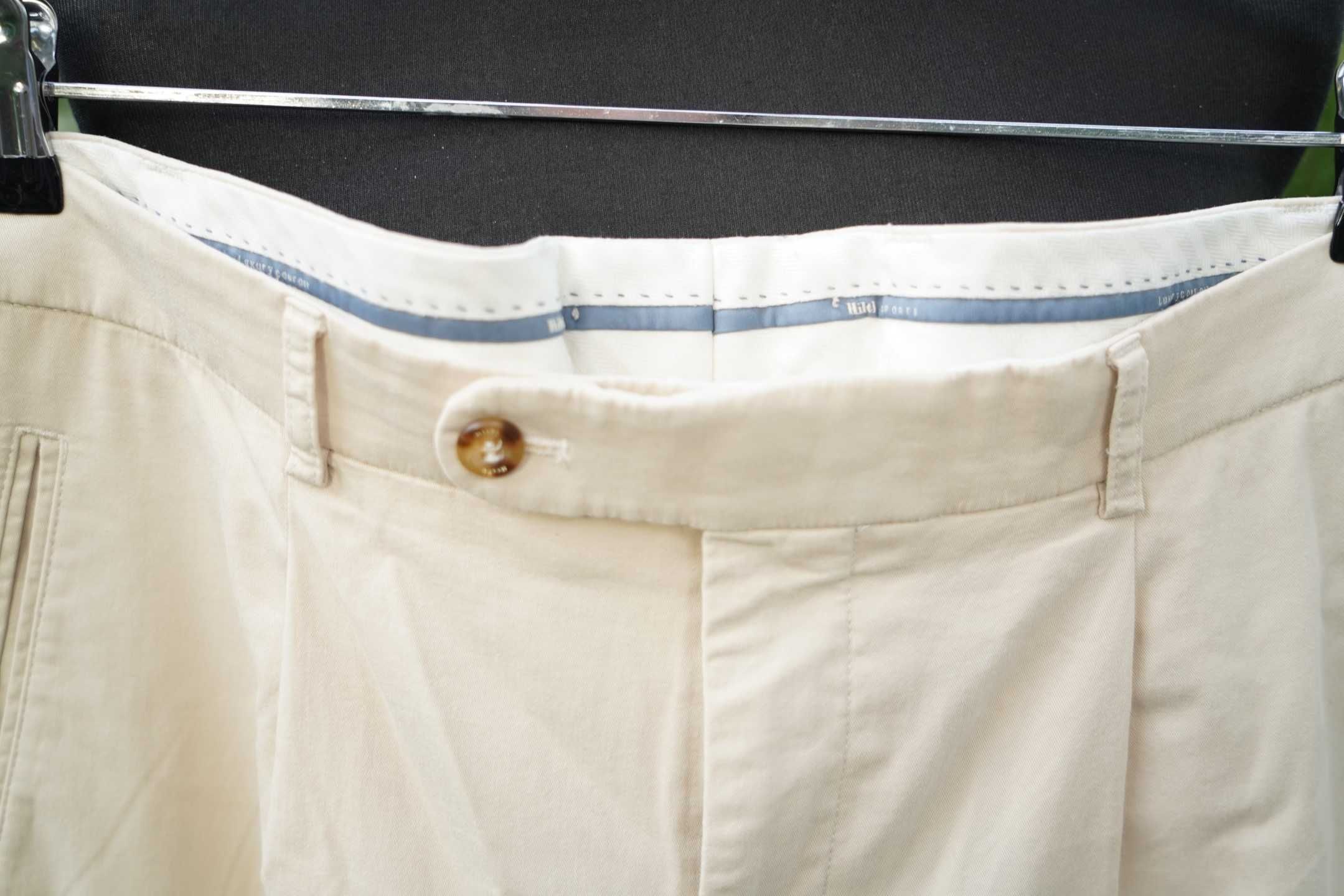 Hiltl męskie spodnie chino chinosy bawełniane 56 XXL 2XL