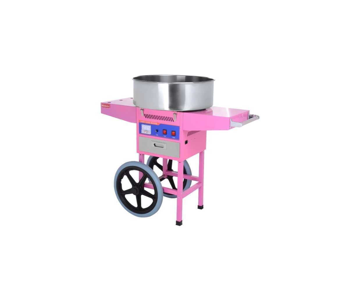 Maszyna do waty cukrowej z wózkiem HEC-03C