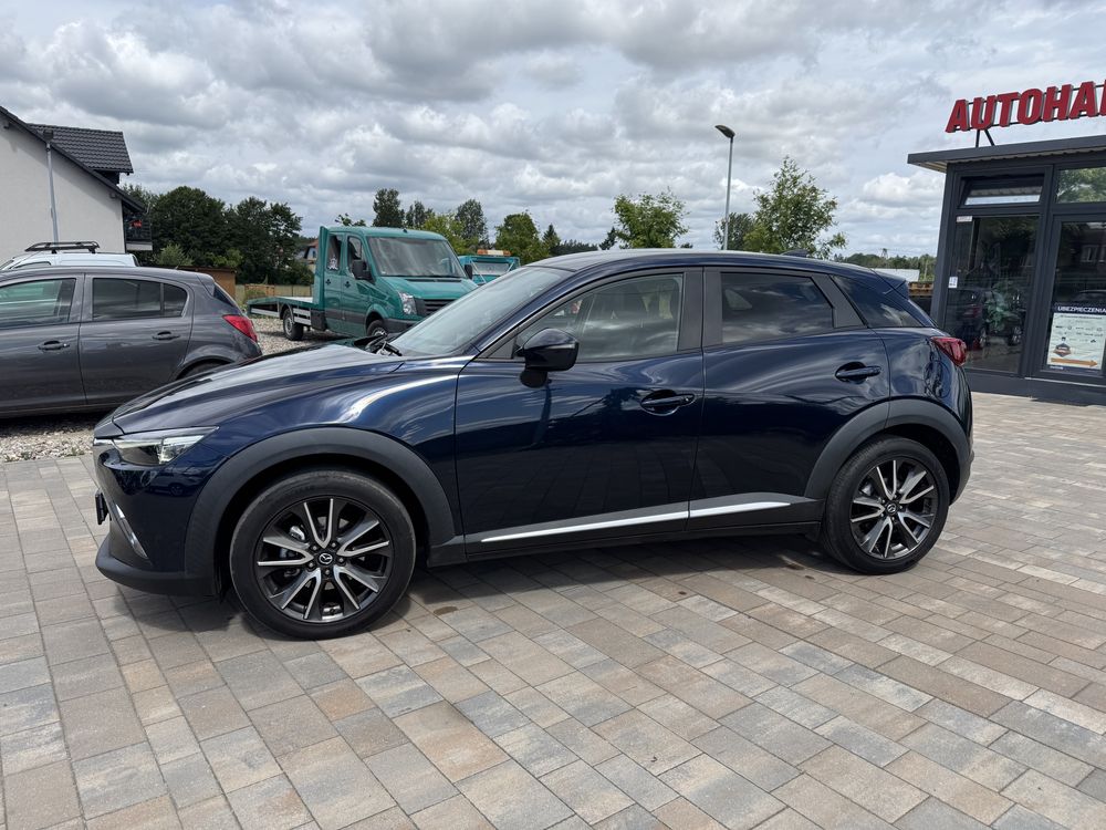 Mazda cx3,benzyna,4x4l,niski przebieg, perfekcyjna