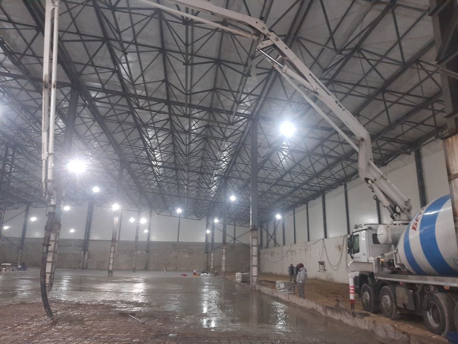 Промислова Бетонна Підлога під Ключ. Бетонні дороги.