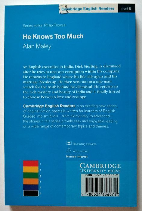 He knows too much, Alan Maley, CAMBRIDGE University Press