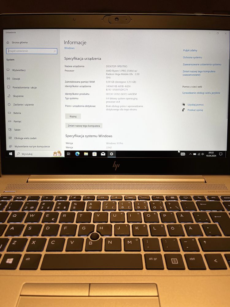 HP Elitebook 745 G5