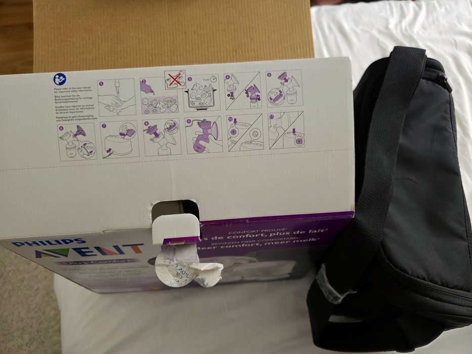 Philips Avent laktator elektryczny podwójny w pełni sprawny SCF334/31