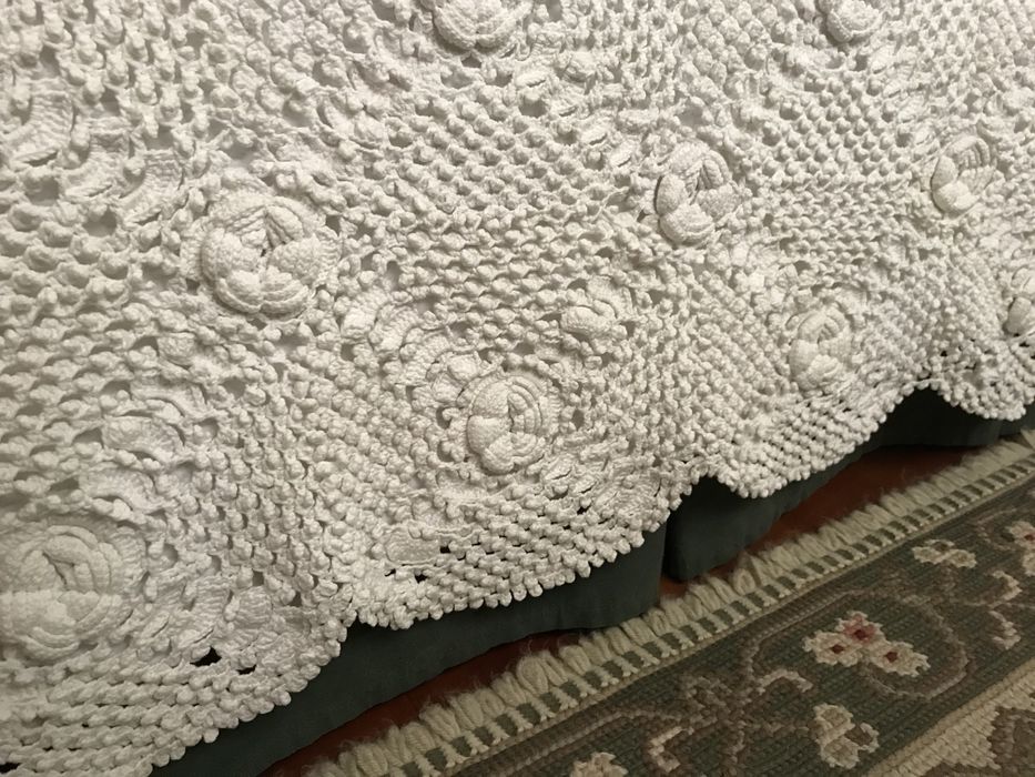 Colcha de crochet como nova