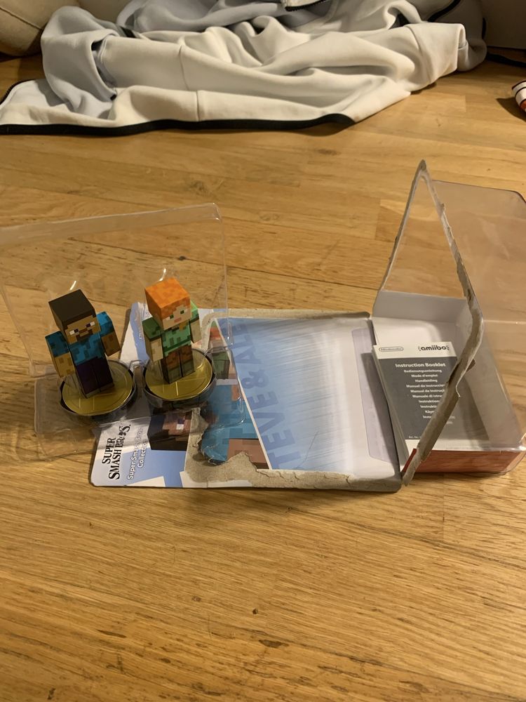 Amiibo Steve i Alex