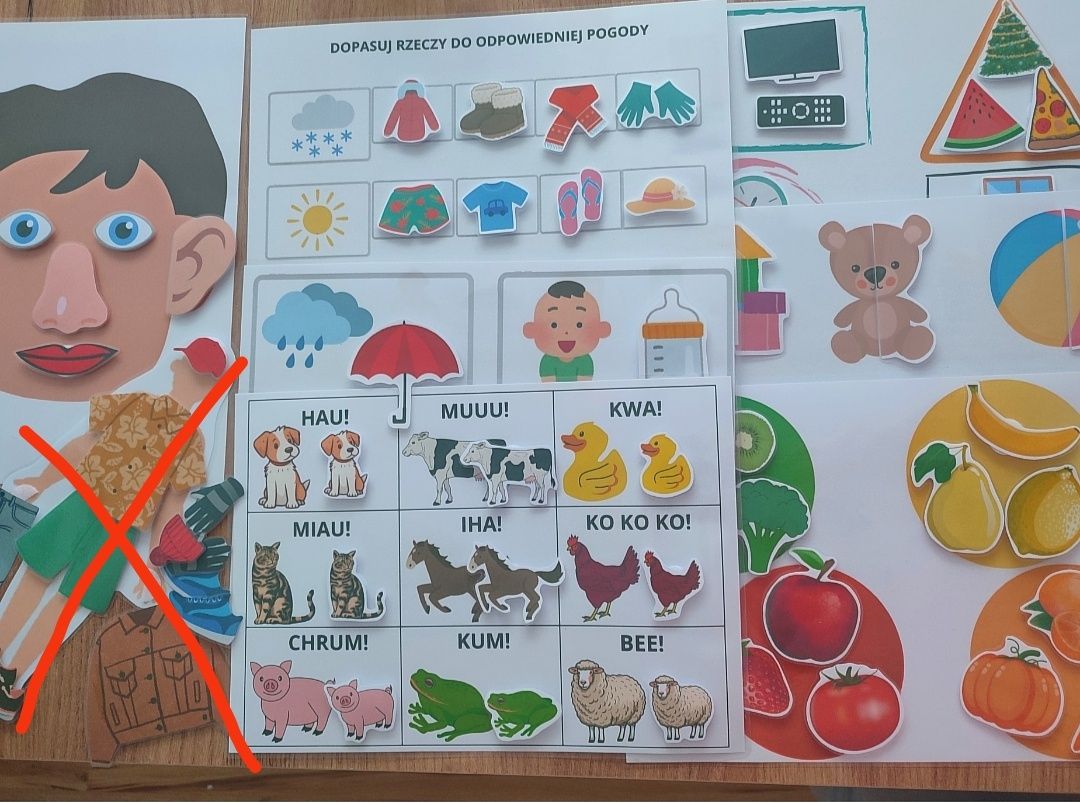 Pomoce dydaktyczne dla 1-3 latka
