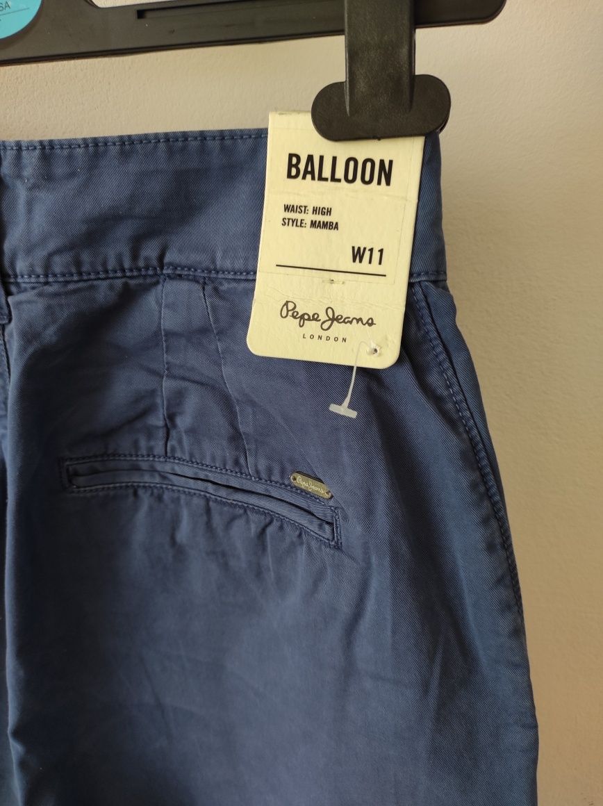 Nowe Pepe jeans 24/30 spodnie balloon fit W11