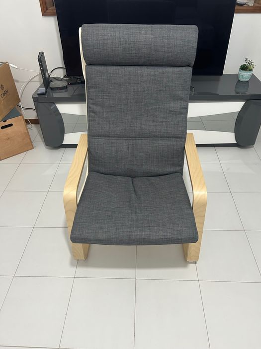 Poltrona ikea bege