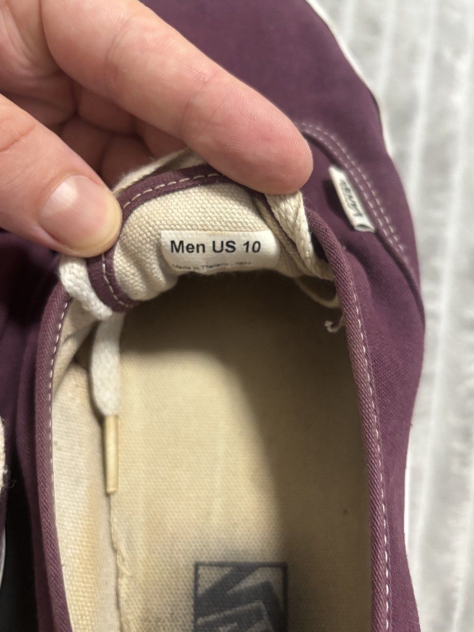Фиолетовые кеды Vans