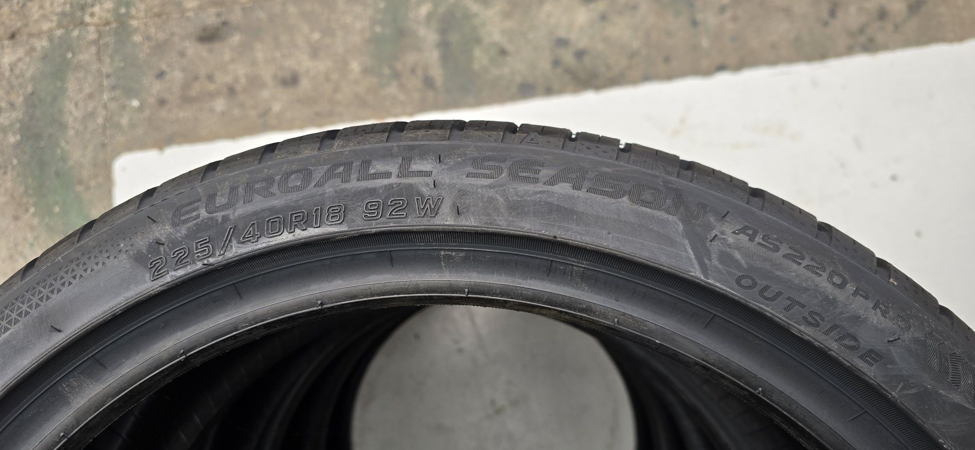 S23 4 x 225/40r18 Falken EuroAll Season AS220 Pro 92W XL wielosezonowe