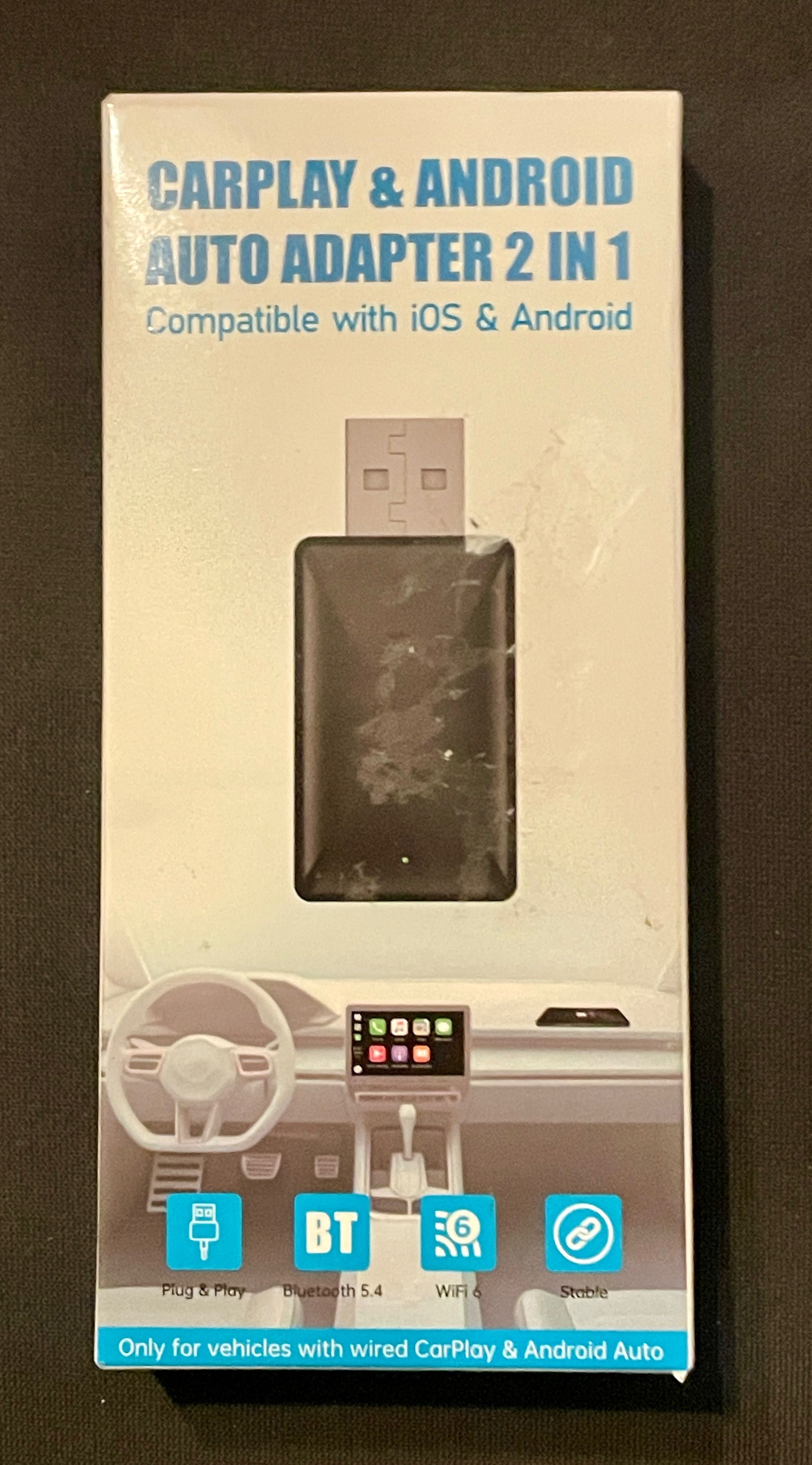 Adapter 2 w 1 carplay&android