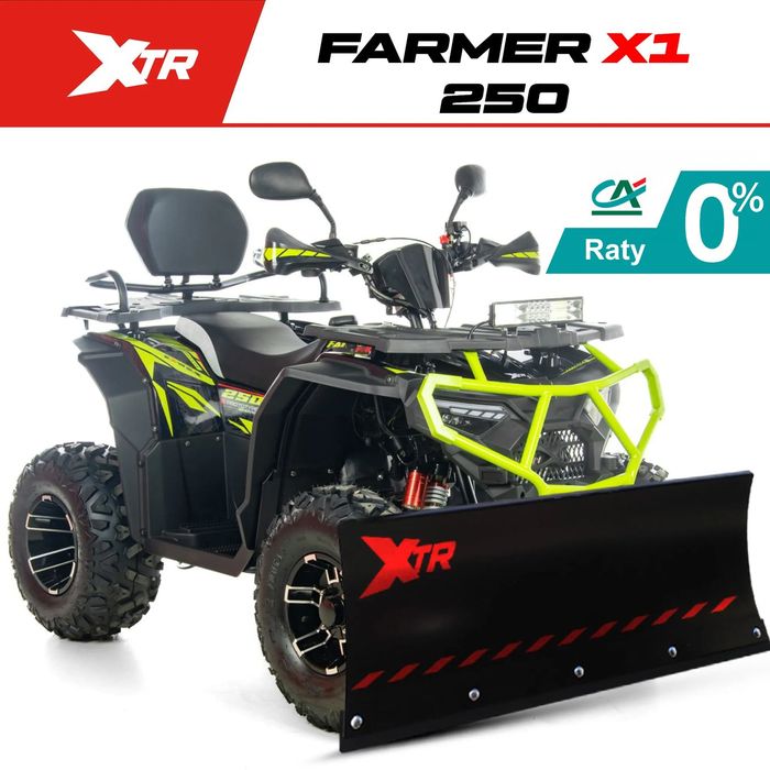 XTR Inny Quad 150 XTR FARMER 250 grzane manetki wyciągarka pług transport RATY