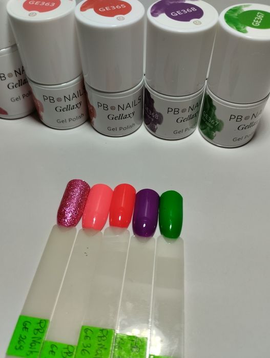 Lakiery hybrydowe PBnails zestaw