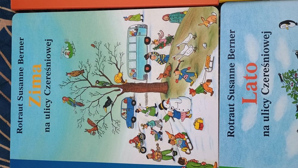 4 książki Wiosna, Lato, Jesień, Zima na ulicy Czereśniowej