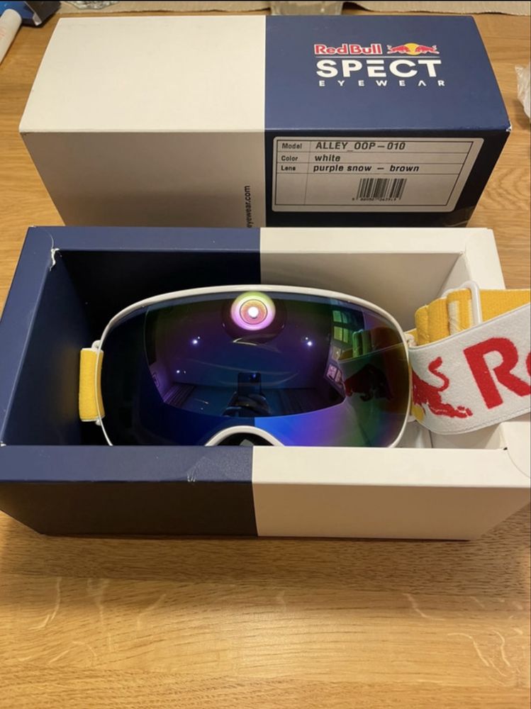 Gogle Red Bull Spect Alley OOP purple snow