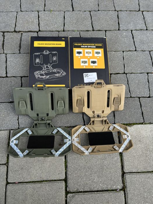 Тримач тактичний на плитоноску для телефону олива та койот