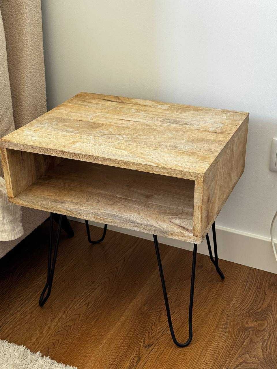 mesa de cabeceira 2 peças