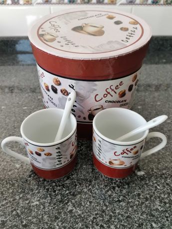 Chávenas de café - 2 conjuntos novos