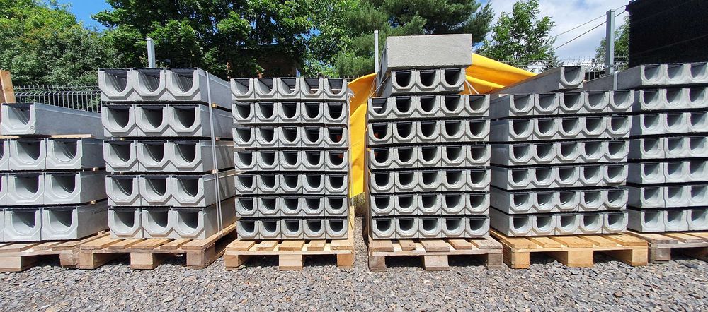 Odwodnienie Betonowe Ciek Wodny Typu Ciężkiego DN150 D400 21x21x100cm