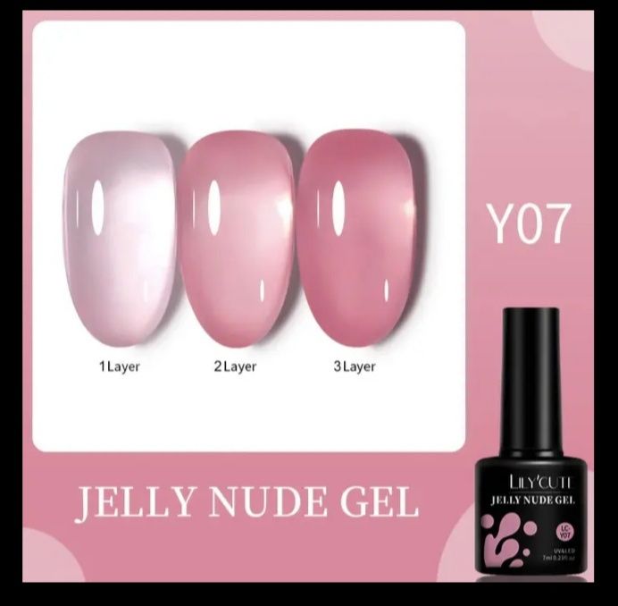 Zestaw lakierów hybrydowych Lily Cute jelly nails